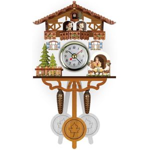 Barley Bird Wall Clock Retro Woonkamer Horloge (CM004)