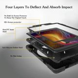 Voor Galaxy Tab S4 10.5 T830/T835 360 Graden Rotatie PC + Siliconen beschermhoes met houder & handband(Lichtblauw)