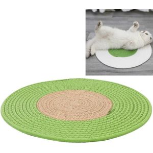 Pet Cat Nest Cotton Thread geweven Kat Slijpen Klauw matras Cool Cat Krassende deken (Bruin)