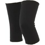 2 paren dunne nylon kousen gezamenlijke warmte sport knie pads  specificatie: L (zwart)