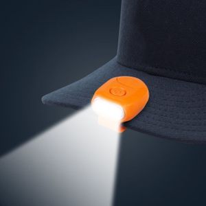 Draagbare 90 graden aanpassing Mini LED Hat clip licht koplamp koplicht voor Camping  vissen  wandelen (geel)