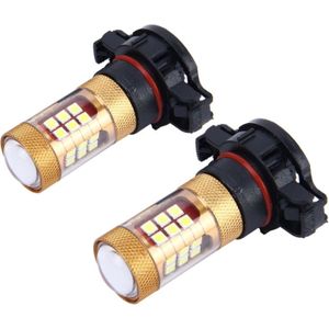 2 PC's H16 10W 1300 LM 6500K 28 SMD-3030 LEDs auto mistlichten  DC 12V(White Light)