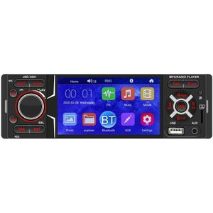 JSD-3001 HD 4 inch Car Stereo Radio MP5 Player Audio Player FM Bluetooth USB / TF AUX