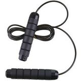 Gewichtdragende lager staaldraad touw overslaan fitnessapparatuur sportartikelen  touw lengte: 2.8m (Full Black)