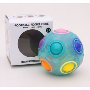 Magische Rainbow Ball lichtgevende Edition training hand hersenen cordinatie Fun Cube kinderen speelgoed (lichtgevende groen)
