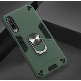 Voor Huawei Y9s / Honor 9 2 in 1 Armour Series PC + TPU beschermhoes met ringhouder(groen)