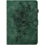 Voor 10 inch tablets Peony Butterfly relif lederen tablethoes