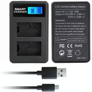 Voor Sony NP-FW50 Smart LCD Display USB Dual Charger