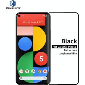 Voor Google Pixel 5 PINWUYO 9H 2.5D Full Screen Tempered Glass Film(Zwart)