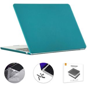 Voor MacBook Air 13.6 2022 A2681 AMERIKAANSE Versie ENKAY 3 in 1 Matte Laptop Case met TPU Toetsenbord Film/Anti-stof Stekkers