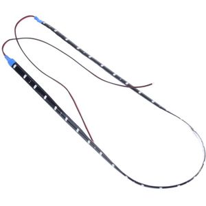 60cm wit 30 LED waterdicht flexibele auto Strip licht  DC 12V