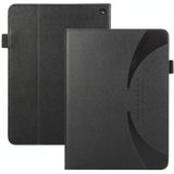 Voor Amazon Kindle Fire HD10/HD10 Plus 2021 Litchi Textuur Lederen Sucker Tablet Case (Zwart)