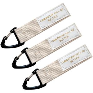 3PCS Mobiele Telefoon Case Polsband Lanyard Schooltas Hanger Decoratie (Wit)