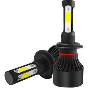 2 stks S2 H7 DC9-36V/25W/6000K/2500LM IP68 auto LED koplamp lampen (koel wit)