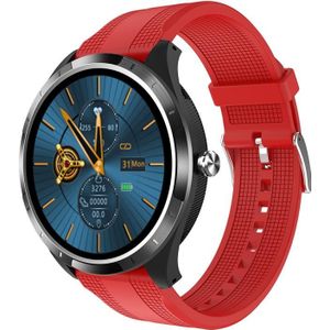 X3 1 3 inch TFT kleurscherm borstgordel smart horloge  ondersteuning ECG/hartslagbewaking  stijl: rode siliconen horlogeband