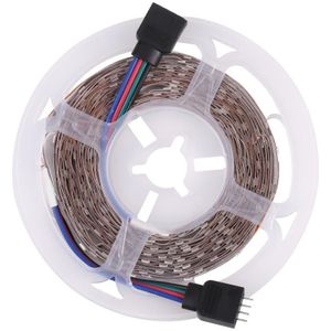 Bare Board 2835 SMD RGB LED lichtslang  60 LED/m  lengte: 5m  12V 2A 100-240V  met afstandsbediening met 24 toetsen (AU-stekker)