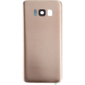 Battery Back Cover met Camera Lens Cover & Adhesive voor Galaxy S8 / G950(Gold)