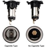 2 PCS Car Modified Cigarette Lighter Car Charging Power Socket No Cigarette Type (with 15cm Line)