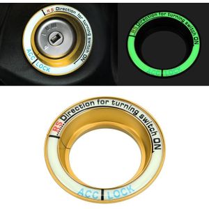 Voor Ford fluorescerende aluminium contactsleutelring  binnendiameter: 3 2 cm