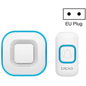 CACAZI V028F draadloze muziekdeurbel zonder batterij  stekker: EU-stekker