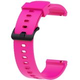 Siliconen sport polsband voor Garmin VivoActive 3 20mm (Rose Red)