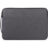 Universele 14 inch Laptoptas Sleeve met Oxford stof en zijvakjes voor MacBook  Samsung  Lenovo  Sony  Dell  Chuwi  Asus  HP (grijs)