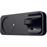 3 in 1 MagSafe magnetische draadloze oplader houder basis voor iPhone & iWatch & AirPods (zwart)