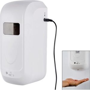 1000ML Touchless automatische infrarood sensor vloeibare zeep sanitizer dispenser (wit)