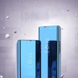 Voor Xiaomi Redmi Note 12S vergulde spiegel horizontale flip lederen telefoonhoes met houder (rosgoud)