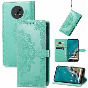 Voor Nokia G50 Mandala Embossing Pattern Horizontal Flip Lederen Case met Houder & Card Slots & Wallet & Lanyard