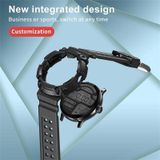 DT2 + 1.19 Inch Kleurenscherm Smart Watch  IP68 Waterdicht  Siliconen Horlogeband  Ondersteuning Bluetooth Call / Heart Rate Monitoring / Bloeddruk / Bloed Oxygen Monitoring / Voorspel Menstruatiecyclus Intelligent