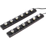 6LEDs SMD-5050 DC12V / 1 3 W / 5500K / 65LM auto dagrijverlichting