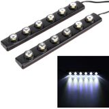 6LEDs SMD-5050 DC12V / 1 3 W / 5500K / 65LM auto dagrijverlichting