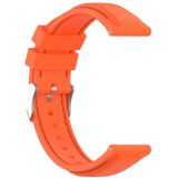 Voor Samsung Galaxy Watch 3 41mm / Active2 / Active / Gear Sport 20mm Silicone Replacement Strap Watchband (Oranje)