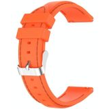 Voor Samsung Galaxy Watch 3 41mm / Active2 / Active / Gear Sport 20mm Silicone Replacement Strap Watchband (Oranje)