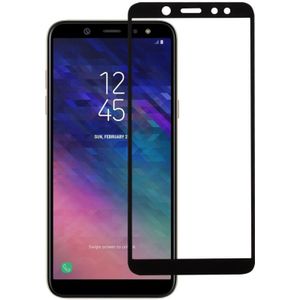 Volledige lijm volledige cover Screen Protector gehard glas film voor Galaxy A6 PLUS (2018)