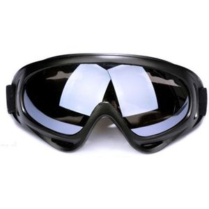 Motorfiets onderdelen bril Anti-UV bril buiten winddicht bril (zwart + grijs)