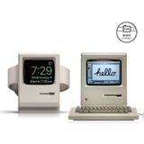 Retro stijl silicagel Apple Watch Dock Stand houder Station(Grey) opladen