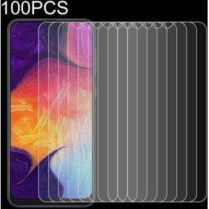 100 PCS 0.26 mm 9u 2.5 D getemperd glas film voor Galaxy A50