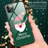 Voor iPhone 12/12 Pro Christmas Glass Phone Case