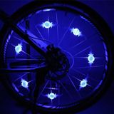2 PCS Fiets wielen Wilgen Spaak verlichting decoratie Kleurrijke LED Night Riding Light (Kleurrijk Licht)