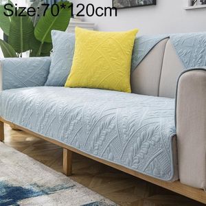 Vier seizoenen universele eenvoudige moderne antislip volledige dekking sofa cover  maat: 70x120cm (veer droomblauw)