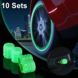 10 Sets Lichtgevende bandenventiel Cap Elektrische Motorfiets Vacum Bandenklep Cover  Stijl: Split-effect