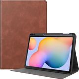 Voor Samsung Galaxy Tab S6 Lite P610 / P615 Cowhide Texture TPU Tablet Horizontale Flip Lederen case met Holder & Sleep / Wake-Up Functie & Pen Slot(Bruin)