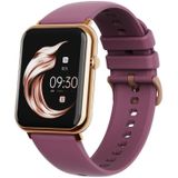 Q19 PRO IP67 Waterdichte 1.69 inch Smartwatch (Gold + Bourgondi)