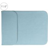 11 6 inch PU + nylon laptop tas Case Sleeve notebook draagtas  voor MacBook  Samsung  Xiaomi  Lenovo  Sony  DELL  ASUS  HP (blauw)