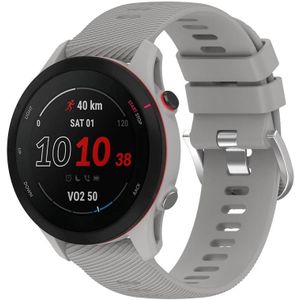 Voor Garmin Forerunner255 22mm Cross getextureerde siliconen horlogeband