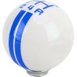 Universele voertuig bal vorm gemodificeerde hars shifter Manual 5-Speed Gear Shift knop (blauw)