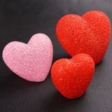 8cm wit hart indoor decoratieve LED nacht licht Romantisch 3D Love hart Valentine dag bruiloft Feestdecoratie
