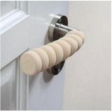 10 stuks baby kind veiligheid Deurknopje gevallen spiraal anti-botsing beveiliging deur handvat beschermende Sleeve (beige)